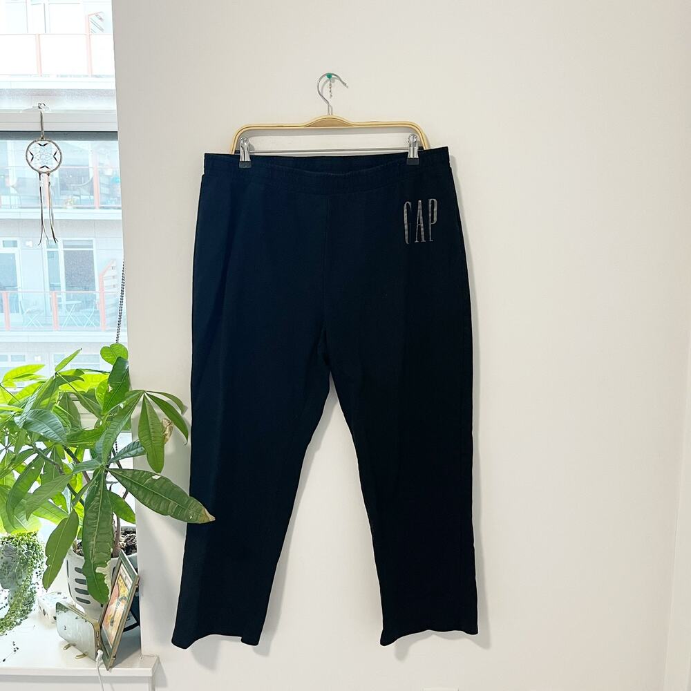 Gap Black Logo Lounge Sweatpants Size XL